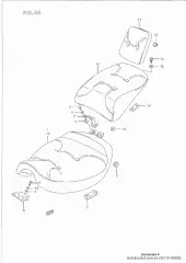 Bracket,pillion seat (45119-38B00-000)