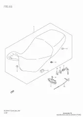 Cable, seat lock dl6 (45280-27G00-000)