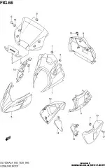 Cover, windscreen dl (48412-31J00-291)