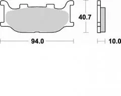 Колодки гальмівні дискові BRAKING BR 777SM1