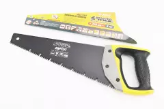 Ножівка по дереву 350мм, 9TPI MAX CUT, загартований зуб, 3D заточування, тефлонове покриття, BLACK ALLIGATOR 14-2435, (MASTERTOOL)