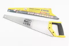 Ножівка по дереву 450мм, 4TPI MAX CUT, загартований зуб, 2D заточування 14-2645, (MASTERTOOL)