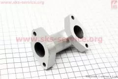 Патрубок карбюратора DELTA алюміній діаметр 22мм довжина 88мм (Китай)