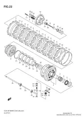 Plate,clutch gsx-r10 (21451-47H20-000)