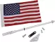 Складаний флагшток із прапором США SHOW CHROME Folding Flag Pole with US Flag 52-965 - Фото 2