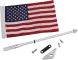 Складаний флагшток із прапором США SHOW CHROME Folding Flag Pole with US Flag 52-965