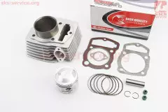 Циліндр в зборі CB150cc-62мм (высота цилиндра 69/97мм) (палец 15мм) (ZHENGHE)