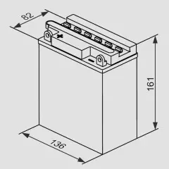 Акумулятор BOSCH 0092M4F300 12Ah 160A