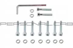 Болти кріплення кришки варіатора 4T GY6 150 (10 колесо) (шестигранний шліц, 9шт, ключ), комплект (SHUK)
