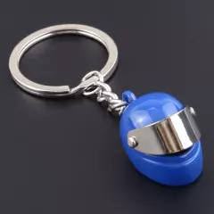 Брелок для ключів у вигляді мотоциклетного шолома, Синій