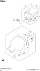 Cushion,seat bracket (45215-43H00-000)
