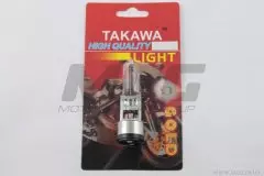 Лампа BA20D 12V 18/18W біла mod:A блістер (TAKAWA)