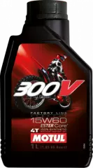 Олива моторна Motul 300V 4T FACTORY LINE OFF ROAD SAE синтетична 15W-60 1л
