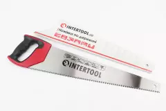 Ножівка по дереву 500мм, 7TPI, загартований зуб, 3D заточування HT-3106, (INTERTOOL)