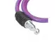 Трос протиугінний Oxford OF03 Bumper cable lock Purple 6ммx600мм - Фото 3
