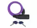 Трос протиугінний Oxford OF03 Bumper cable lock Purple 6ммx600мм
