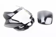 Обтічник фари з вітровиком ЧОРНИЙ Viper-V150A, (Viper)