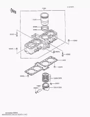 Кільця-упорні,поршень штіфт ZX750-E1 (920331161)