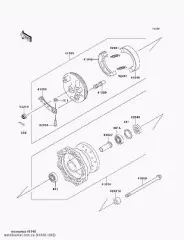Колодка-гальма KX60-B7 (410481083)