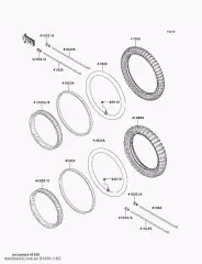 Спиця-зовнішня,RR,98MMX7 KLX110-A (410301182)