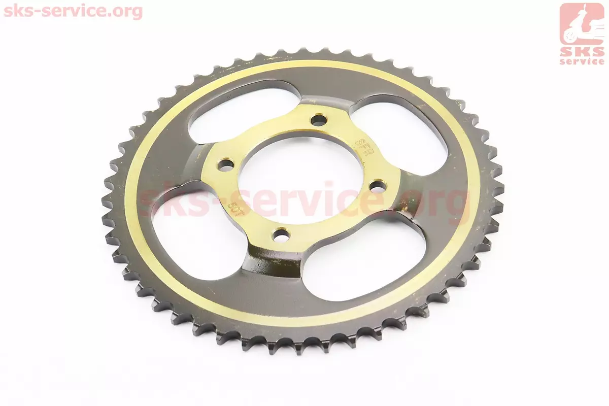 Зірка задня Viper F5, FXD125-428-50T-d64мм, на 4 болти X d80мм гартована (SFR)