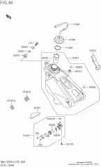 Damper,fuel tank rm- (K9216-11291-000)