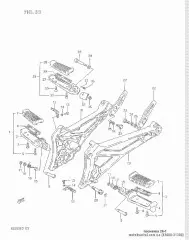 Footrest, pillion (43600-31300-000)