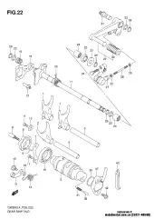 Fork, gear shift no. (25221-48H00-000)