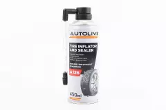Герметик для швидкого ремонту шин AUTOLIVE TIRE INFLATOR SEALER, Аерозоль 450ml