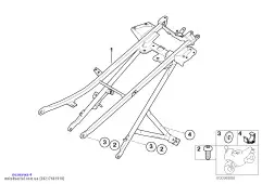 Держатель шланга (34217661918)