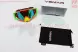 Окуляри кросові VEMAR зі змінним склом, покриття Anti-Fog+захисні плівки 3шт+набір для догляду, оранжево-салатово-жовті (дзеркальне скло)
