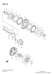 Plate  clutch pressu (21461-30A00-000)