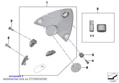 Комплект защитных колпачков жгута проводов (77538526536)