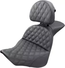 Сидіння заднє Le Pera Silhouette 84-99 ST гладке з гелевою подушкою (DS-905940), Чорний