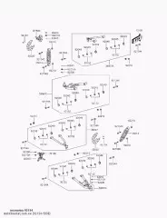 Болт,фланець,6X10 KVF300CCF (92154Y038)