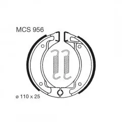 Колодки гальмівні барабанні LUCAS MCS956