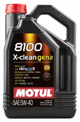 Олива моторна Motul 8100 X-CLEAN GEN2 SAE 5W-40 синтетична 5л