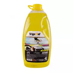 Омивач скла VipOil (літній) жовтий диня 4л
