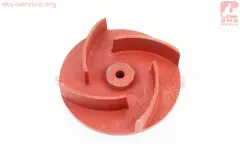 Робоче колесо (крильчатка) D=119mm, під вал d=20mm, 4 лопості, чавун (Китай)