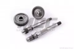 Редуктор (у зборі) 4T GY6 125/150 (довгий, під два амортизатори) (SUNNY)