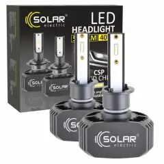 Лампа SOLAR LED H1 12/24V 40W 5000Lm 6000K, CSP1860 2шт., Білий