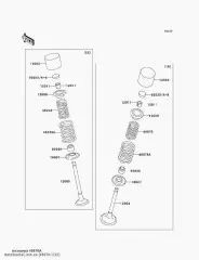 Пружина-двигун клапана,O ZR750-F1 (490781201)