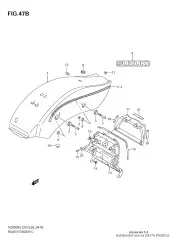Tape,rear fender vz8 (68176-39GB0-GJJ)