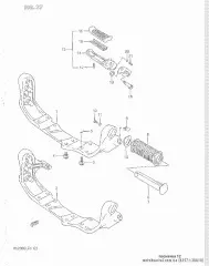 Washer,fr footrest (43571-38A10-000)