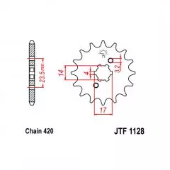 Зірка передня JT Sprockets JTF1128.11