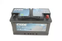 Акумулятор EXIDE EL752 75Ah/730A