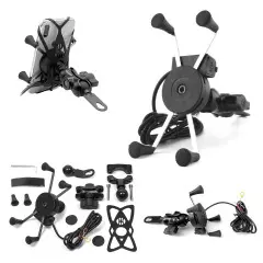Кріплення для телефону з зарядним пристроєм BIKETEC BT140USB