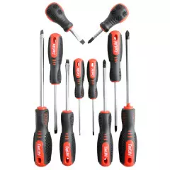 Викрутки набір 10 шт Cr-V 6150, (CARLIFE)