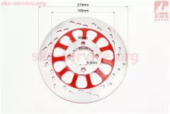 Диск гальмівний Viper-125-150J 18*1.6 червоний (Viper)
