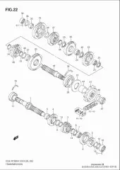 Gear gsx-r750/k4- (24361-35F10-000)